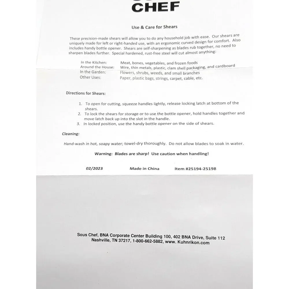 Sous Chef hi there
